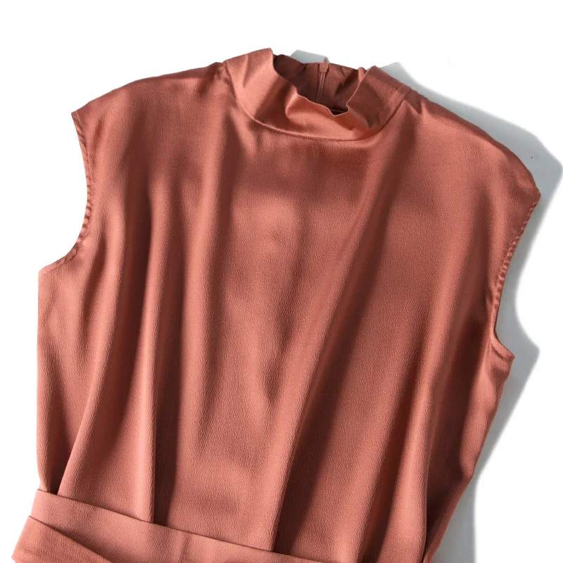 Женское платье из натурального шелка весеннее офисное 100% повседневное вечернее