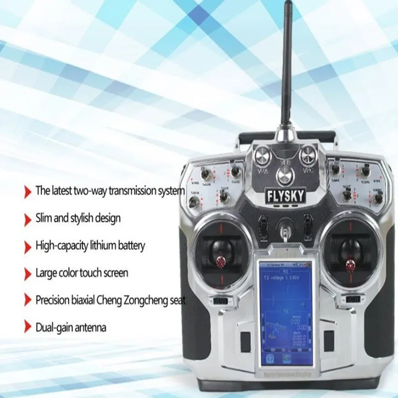 FlySky FS-i10 10CH 2,4G беспроводной пульт дистанционного управления RC передатчик с iA10B приемник для DIY RC вертолет Квадрокоптер