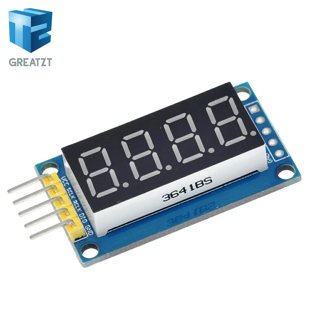 4 биты цифровой LED Дисплей модуль четыре последовательных для Arduino 595 драйвер