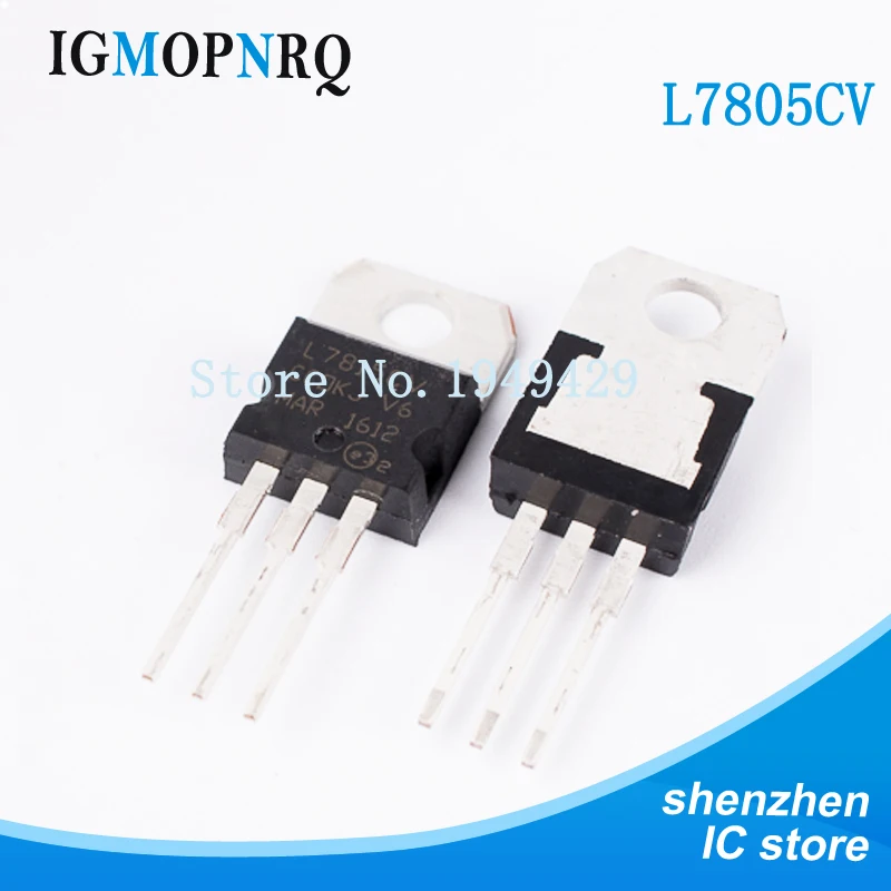 

Free Shipping 100pcs/lot L7805 LM7805 LM7805CV line regulator TO-220 new original