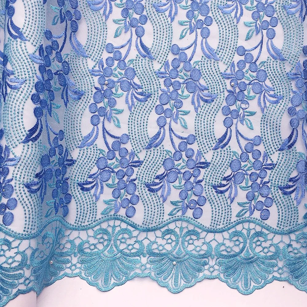

2020 New Arrived Velvet Tulle Fabric Lace with Sequins African Lace Fabric White Guipure Lace Fabric 3d Bridal Lace Fabric