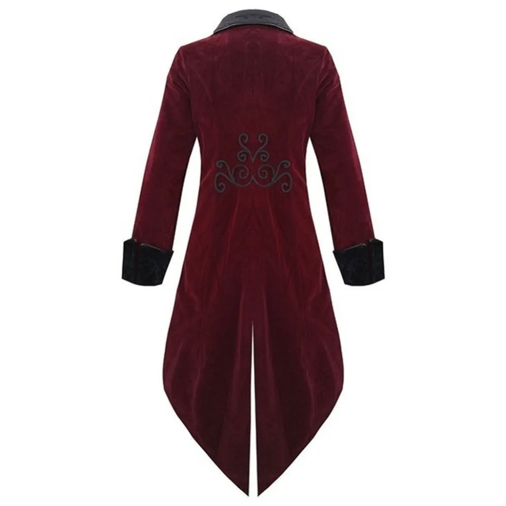 Мужской облегающий костюм в средневековом стиле Классическая приталенная