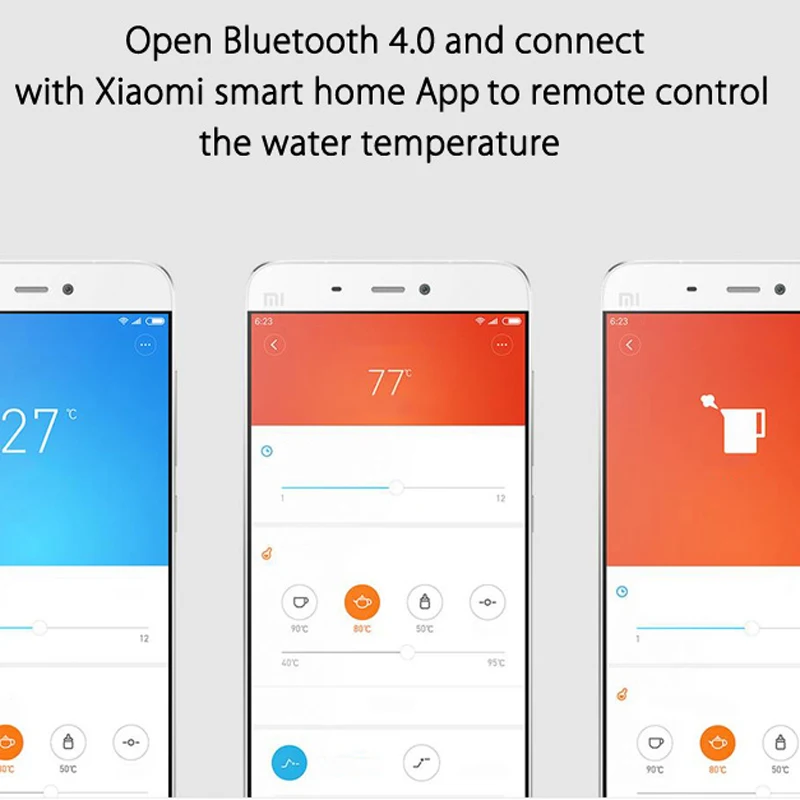

Xiaomi Mijia Electric Smart kettle Constant Temperature Control kitchen appliances Water kettle 1.5L Thermal Insulation teapot
