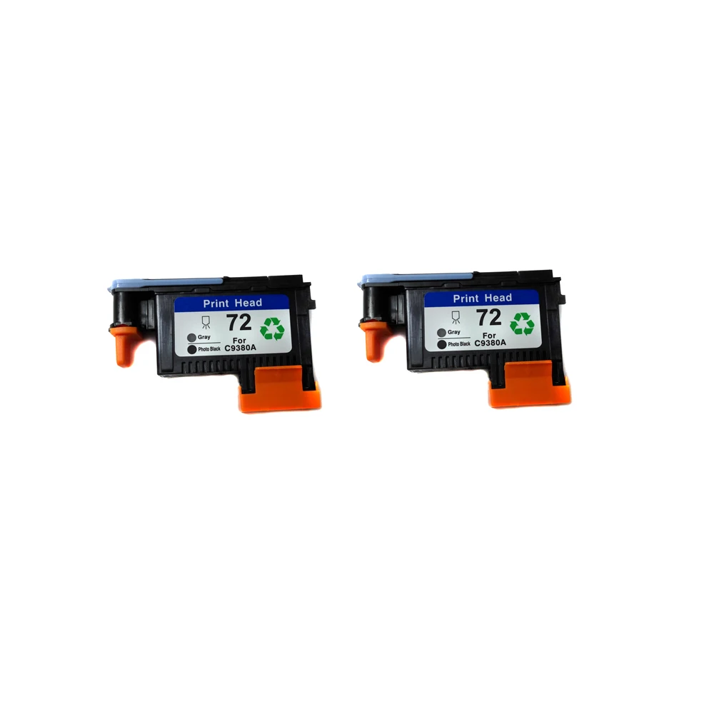 2pcs compatible for hp72 Printhead C9380A 72 T1100 T1120 T1120ps T1100ps 1100 T610 T620 print head Gray Photo Black | Компьютеры и
