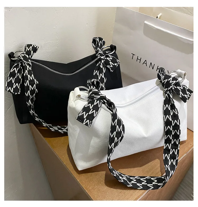 

OLUOLIN Women Canvas Shoulder Bag Luxury Handbags Ladies New Purse And Handbag Female Clutch Tote Shoulder Bag