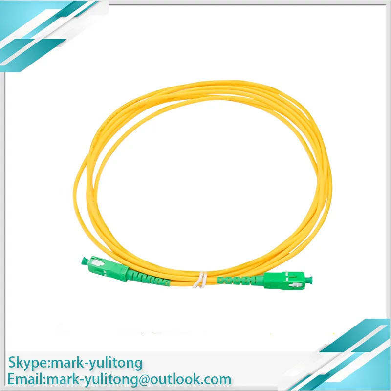 10 шт. волоконно оптический кабель оптоволокно SC / APC SM ftth 3 м sc apc|Детали устройств