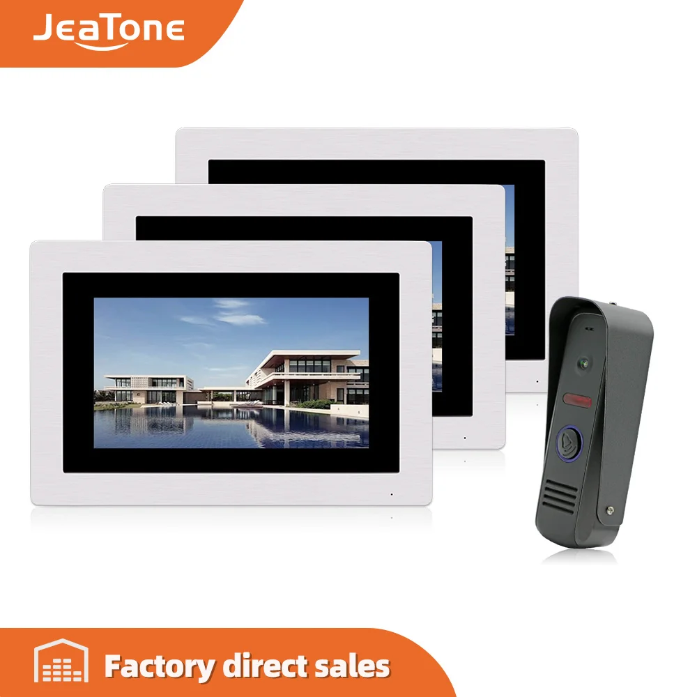Видеодомофон JeaTone камера 7 дюймов 1200TVL HD ночное видение Домашняя безопасность|secure