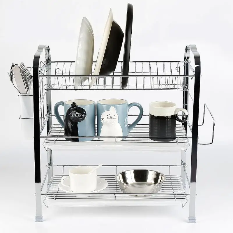 Кухня стеллаж для хранения тарелок держатель крылом чаши посуда тарелка