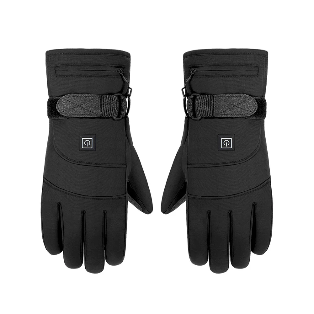 

Motorcycle Gloves USB Electric Heated Gloves Rechargeable Battery Powered Hand Warmer For Hunting Fishing Skiing Gloves Winter
