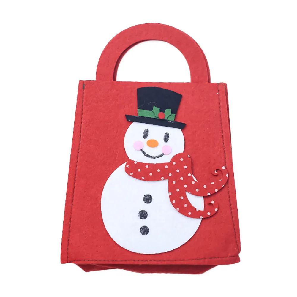 Рождественская Милая фетровая ткань олень/Санта Клаус/Снеговик мультяшная