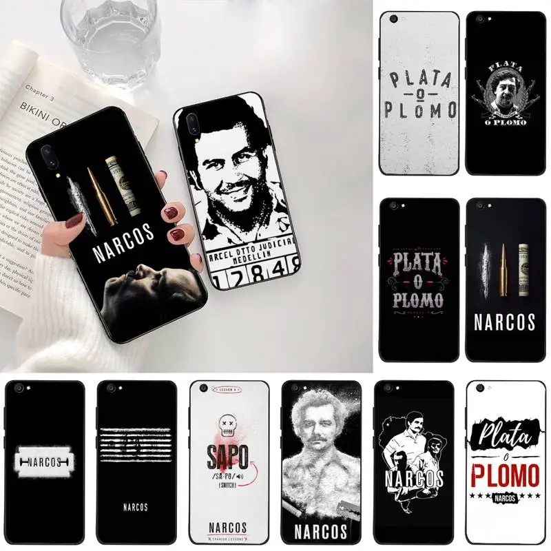 Мягкий чехол для телефона CUTEWANAN Narcos TV series с принтом Пабло Эскобара Vivo Y91c Y17 Y51 Y67 Y55