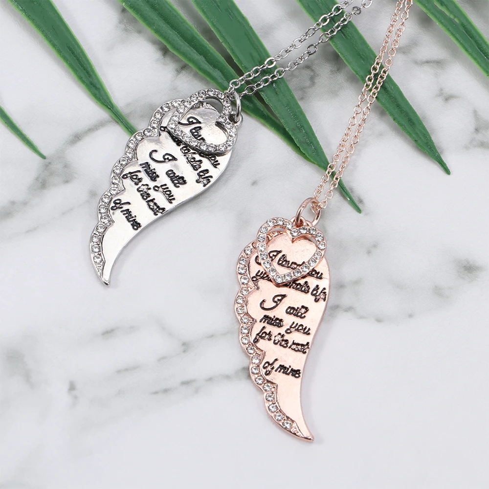 Женское ожерелье с кулоном в виде крыльев Ангела 1 шт. | Украшения и аксессуары