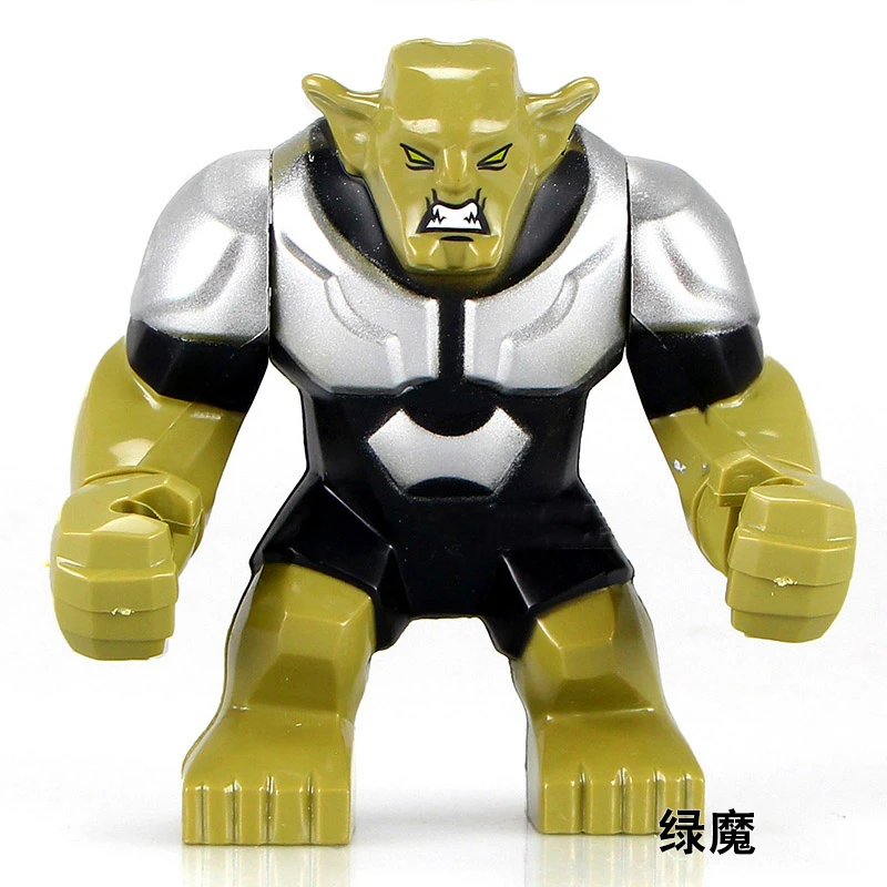 7 5 см Зеленый Гоблин Норман Осборн строительные Большие блоки мини Экшн-Фигурки