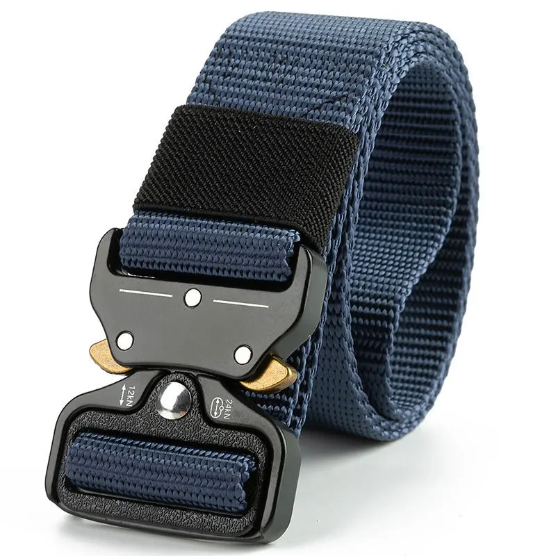 Нейлоновый полицейский армейский тактический ремень мужской быстросъемный для