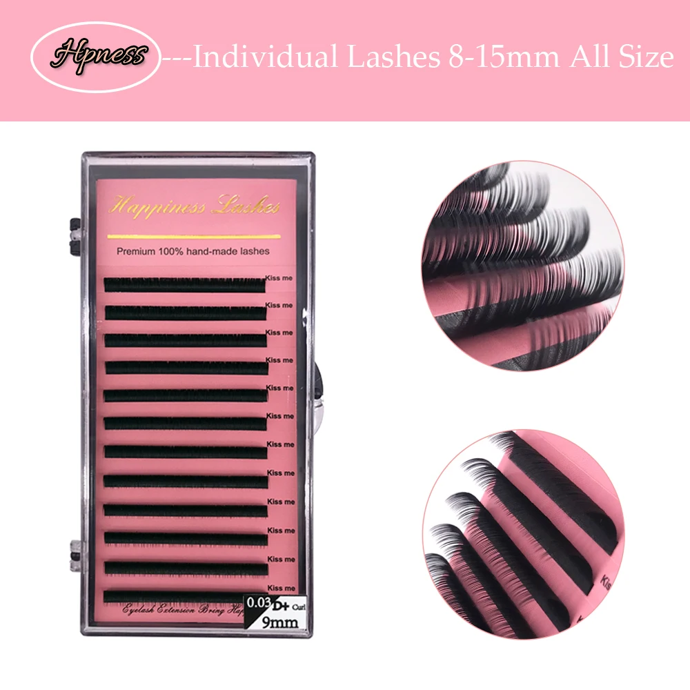 Индивидуальные классические шелковые ресницы для наращивания норковые
