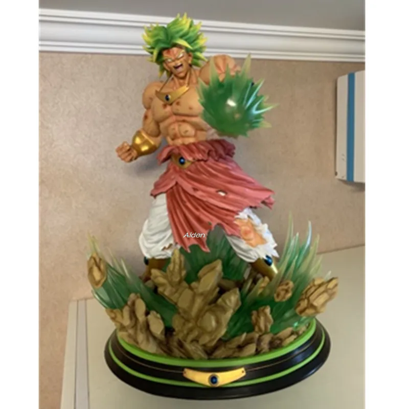 1" Dragon Ball Z статуя Супер Saiyan бюст Broli 1/6 полноразмерный Портрет с светодиодный свет GK экшн-модель игрушечная коробка 38 см Z2789