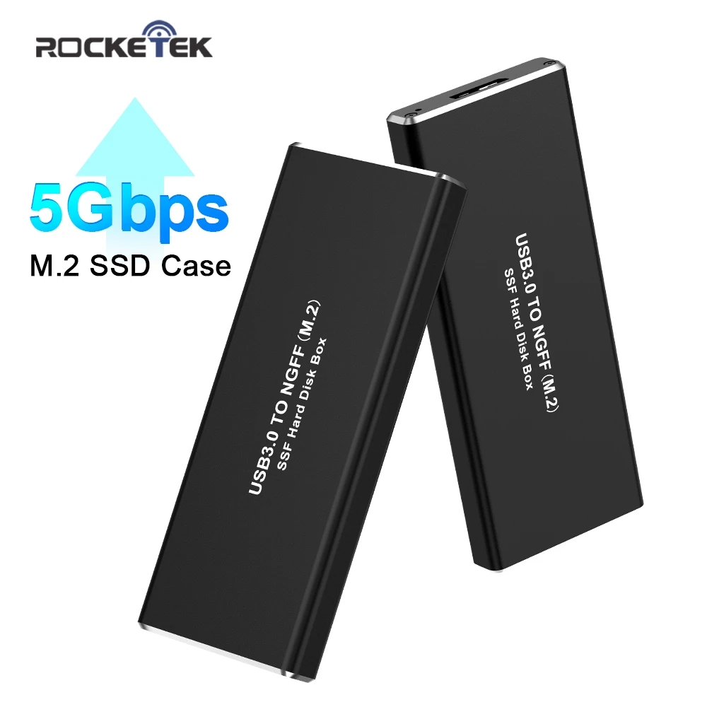 Rocketek M2 SSD чехол 5GPS M.2 к USB корпусу 3 0 адаптер для PCIE NGFF SATA M/B ключевой диск Box|Корпус