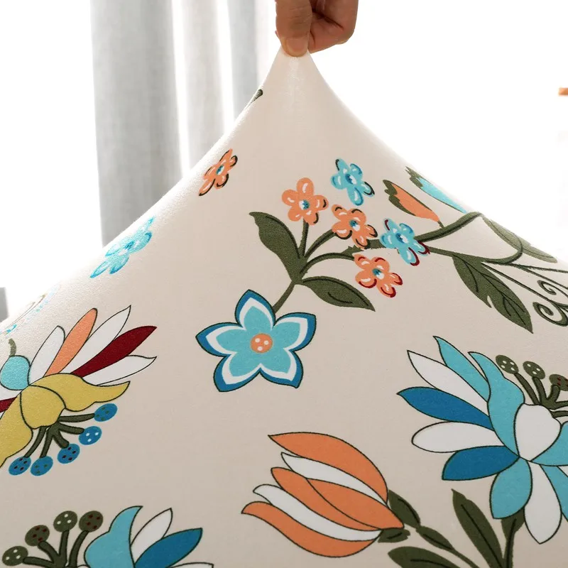 Эластичный чехол для дивана гостиной спандекс печатные цветочные секционные