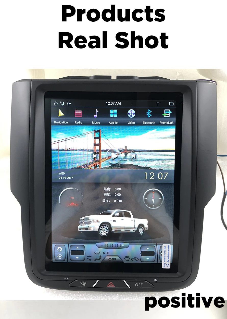Asvegen 10," вертикальный экран Android 7,1 Автомагнитола для Dodge Ram gps авто стерео Мультимедиа Плеер головное устройство