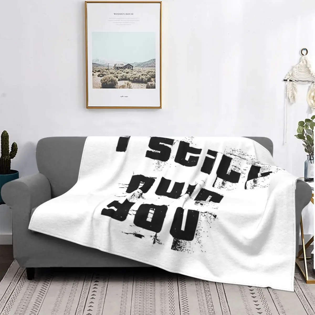 

I Still oward You 2-manta a cuadros para cama, manta Thermal de felpa de Anime, textil de lujo para el доме