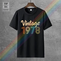 vintage 1978 fun 43rd birthday gift t shirts fashion retro tshirt brand harajuku aesthetic tee shirt logo funny t shirt