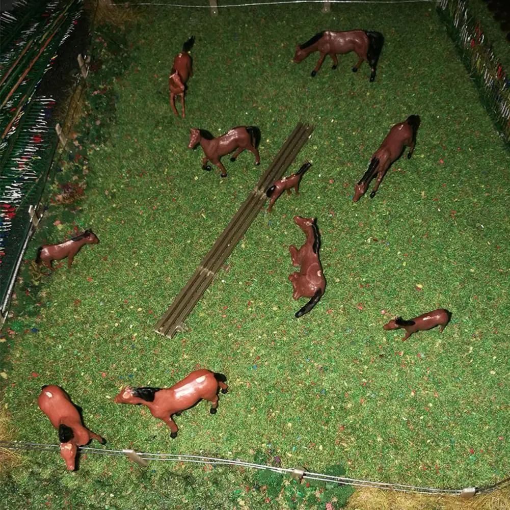 

Модель для сборки песочного стола из пластика ручной работы, модель лошади для бега, пастбища, цветная лошадь, модель 1/87 W6H1