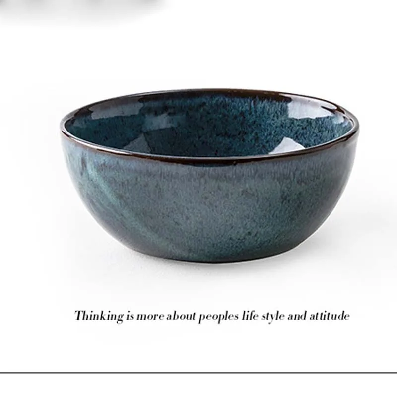 

Peacock Pattern Noodle Bowl Creative Rice Bowl Personalized Ceramic Household Plate, Vegetable Plate, Soup Bowl