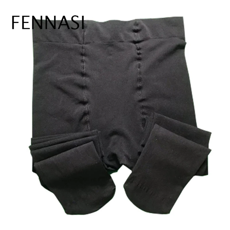 FENNASI Medias Mujer размера плюс колготки бархатные эластичные однотонные нейлоновые