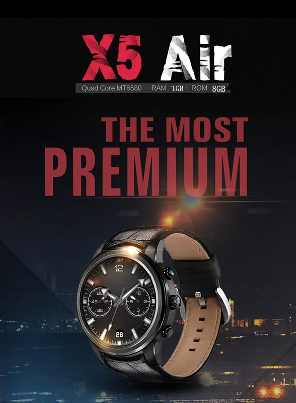 Finow X5Plus Смарт-часы 1+ 8G сердечного ритма bluetooth WiFi gps круглый экран smartwatch для android и iphone android 5,1