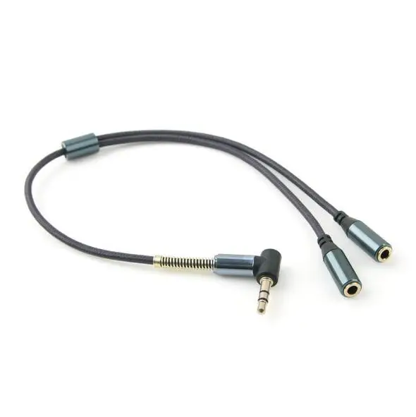 

3.5MM Jack Plug Y Splitter Audio Stereo Extension Earphone Headphone Extension Cable-LBSC