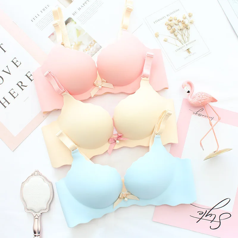 Женский бюстгальтер с пуш апом Roseheart модный черный розовый синий без косточек на