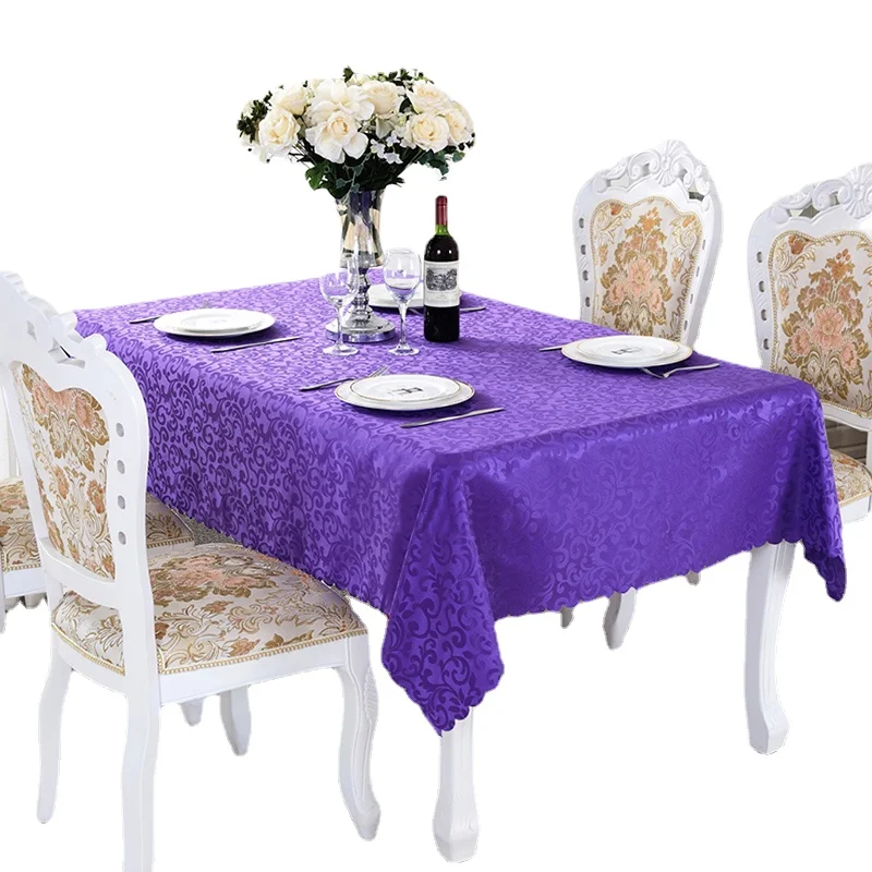 Роскошная картина Экологически чистая прямоугольная жаккардовая скатерть для