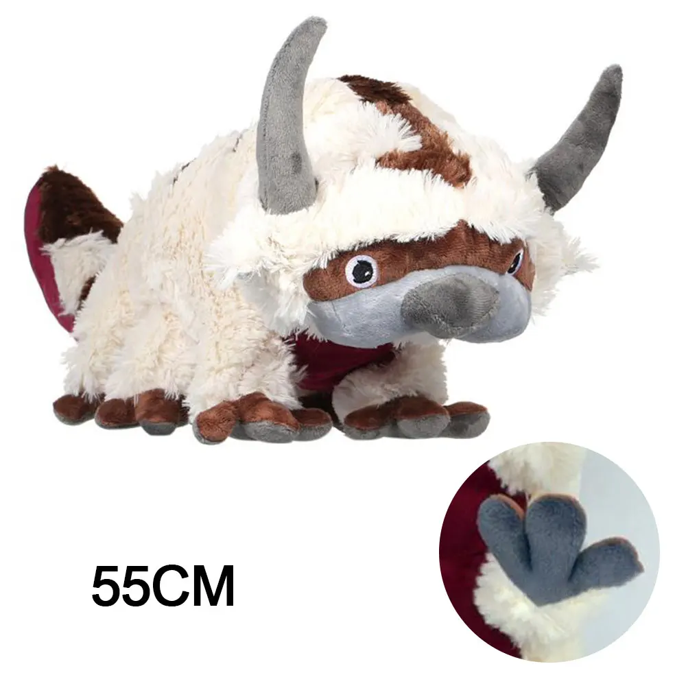 45/50/55cm Appa Plush Figure Anime Cow Stuffed Animals Toy Cute Soft Doll Home Sofa Decor Pillow Collection | Дом и сад