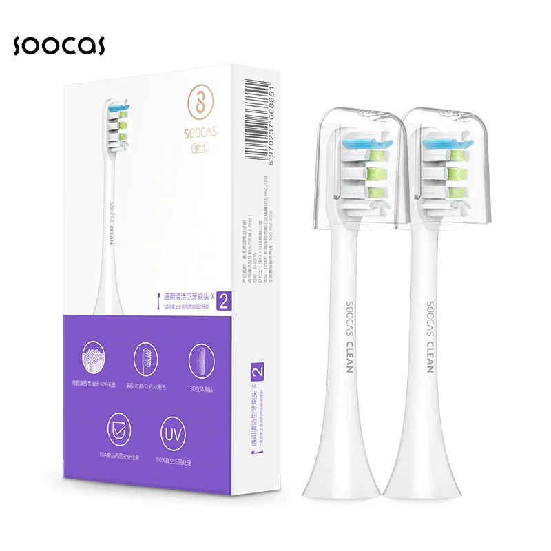 Насадки для ультразвуковой электрической зубной щетки SOOCAS X3 X1 X5 Replacement Toothbrush Heads |