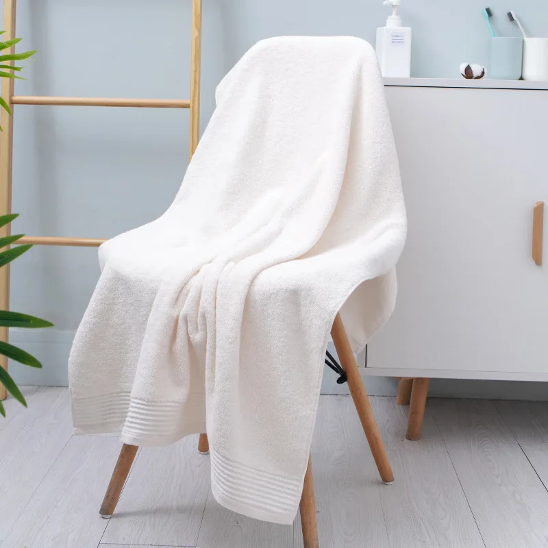 

Gaoyang Origin Pure Cotton Bath Towel Thickened Soft Absorbent Household 70 * 140 Large Adult Bath Towel