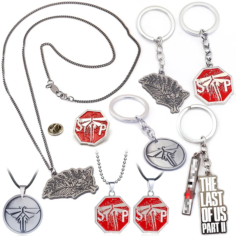 Значки с логотипом Игра последняя из США металлические 3D броши аксессуар для