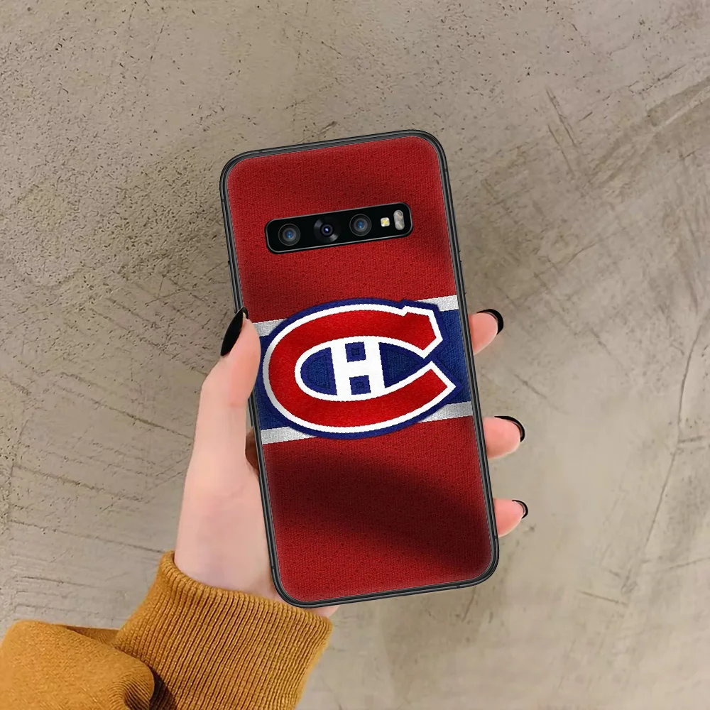 

Montreal Ice Hockey Canadien Phone Case For Samsung Galaxy Note S 8 9 10 20 Plus E Lite Uitra black Etui Pretty Coque Trend