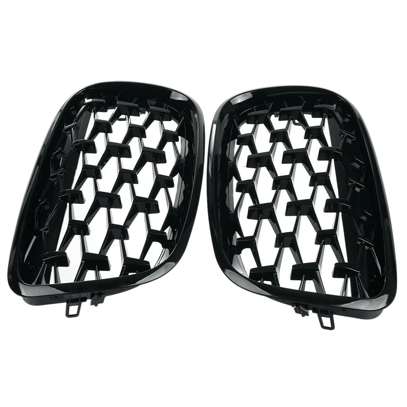 Автомобильные алмазные грили передний Гриль Для почки хромированная сетчатая