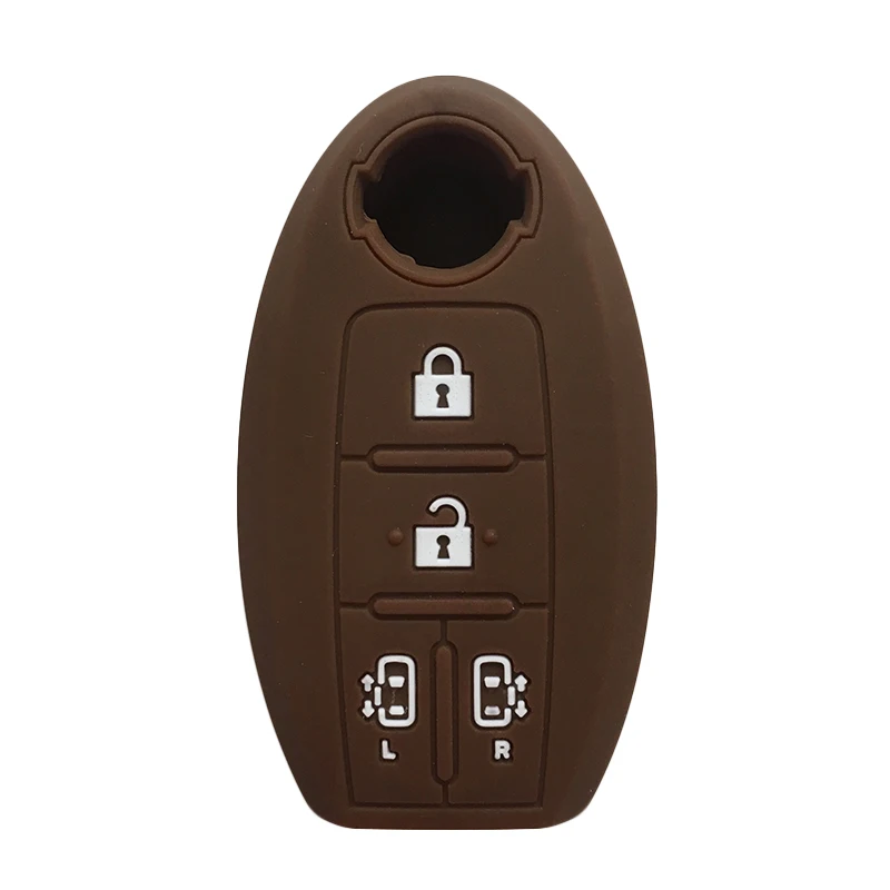 Резиновый чехол для ключей брелока с сигнализацией Nissan Qashqai Juke x Trail Note Tiida Almera Altima