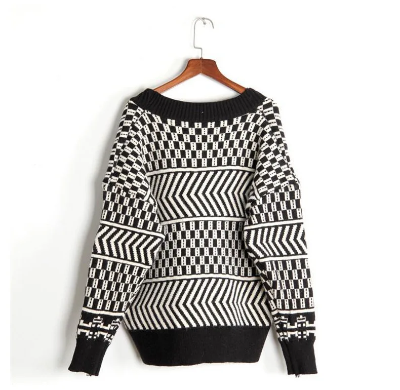 2018 Женский Повседневный полосатый вязаный кардиган винтажный короткий Стильный