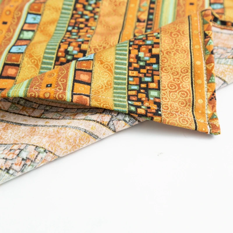 MCAO Юго Восточная Азия печатная подстилка Этническая хлопковая скатерть домашняя