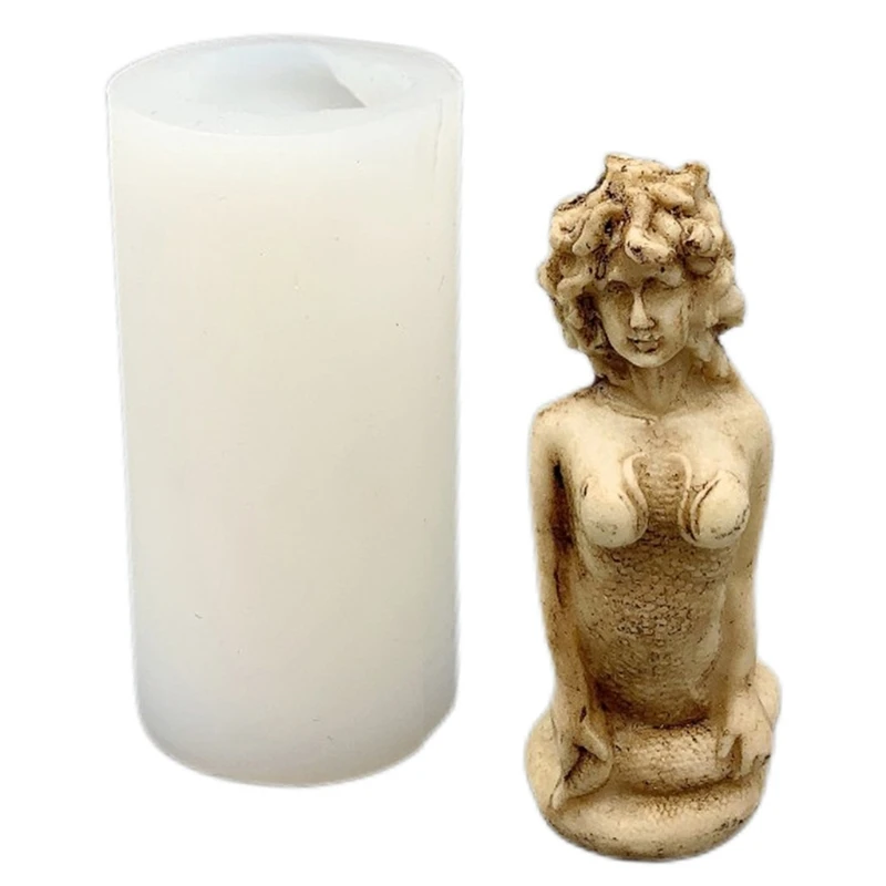

Goddess Medusa Epoxy Resin Mold DIY Crafts Ornaments Decorations Silicone Mould