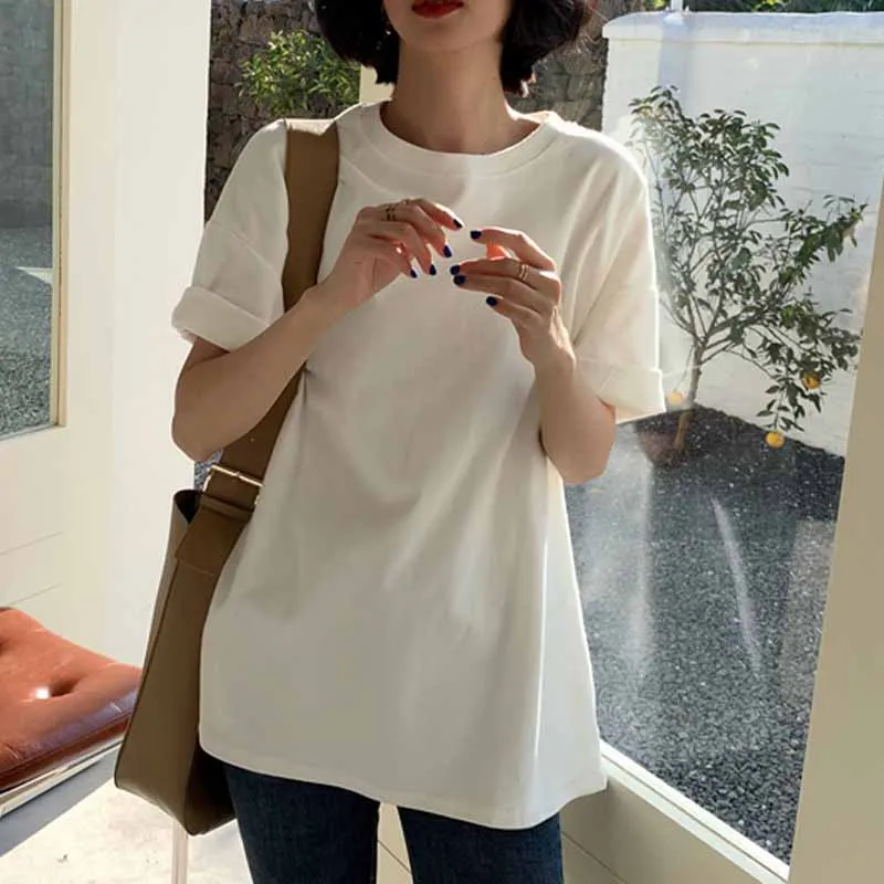 Женские летние рубашки из хлопка большие размеры топы и блузки с коротким