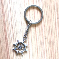 new travel keychain nautical roulette retro female key ring cute mini bag ornament car key souvenir gift