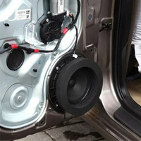 4pcs 6 5inch pad cotton car speaker ring sound insulation accessories auto audio soundproof door trim self adhesive bass