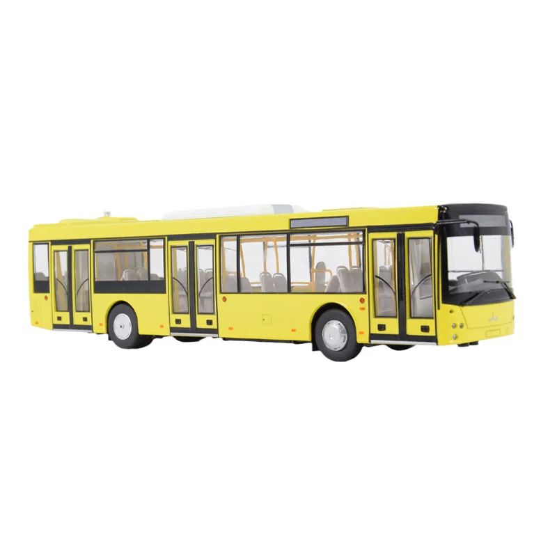 

Belarus Minsk factory 1/43 MAZ-203 second generation low-rise city bus alloy die-casting car model collection ornaments