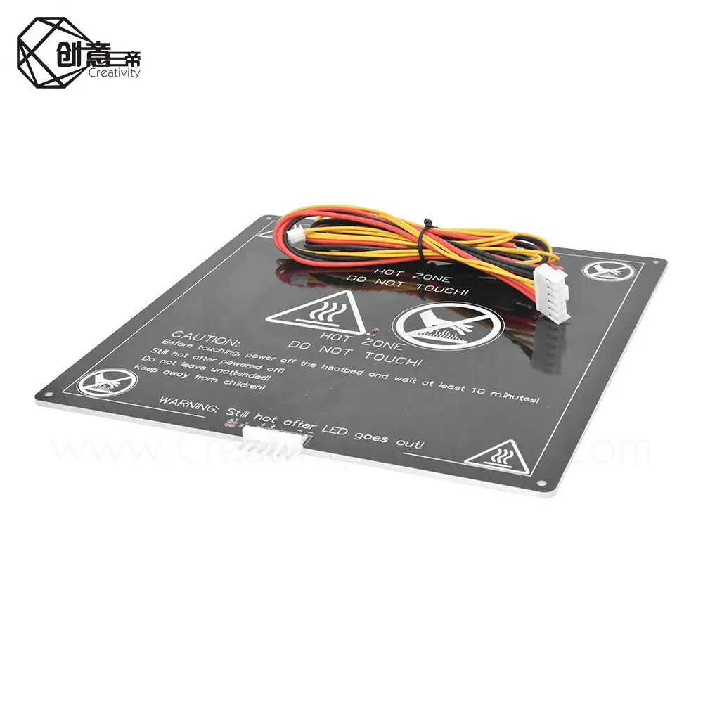 MK3 Mk2 Подогреваемая кровать 12 В 24 Запчасти для Reprap Mendel HotBed 3D принтеры часть 220*220 мм