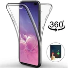 Чехол для Samsung Galaxy S20 Ultra S10 Plus S10e S9 S8 Note 10 9 8 A51 A71 A70 A40 A80, силиконовый чехол с полным покрытием, 360