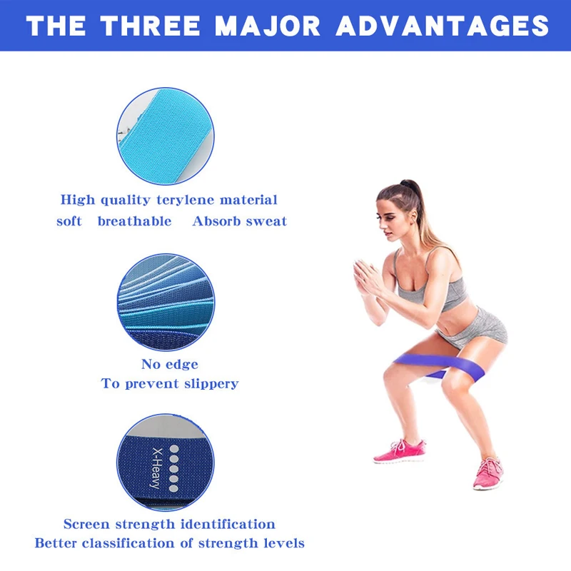 Эластичная лента для фитнеса занятий спортом | Спорт и развлечения