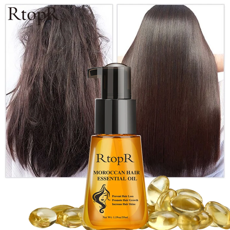 

35ml Moroccan Prevent Hair Loss Product Hair Growth Essential Oil Damaged Care Repair Nursing Fast Hair Growth Oil